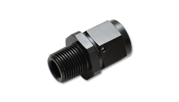 Vibrant -3AN to 1/8in NPT Female Swivel Straight Adapter Fitting - Bull Strap
