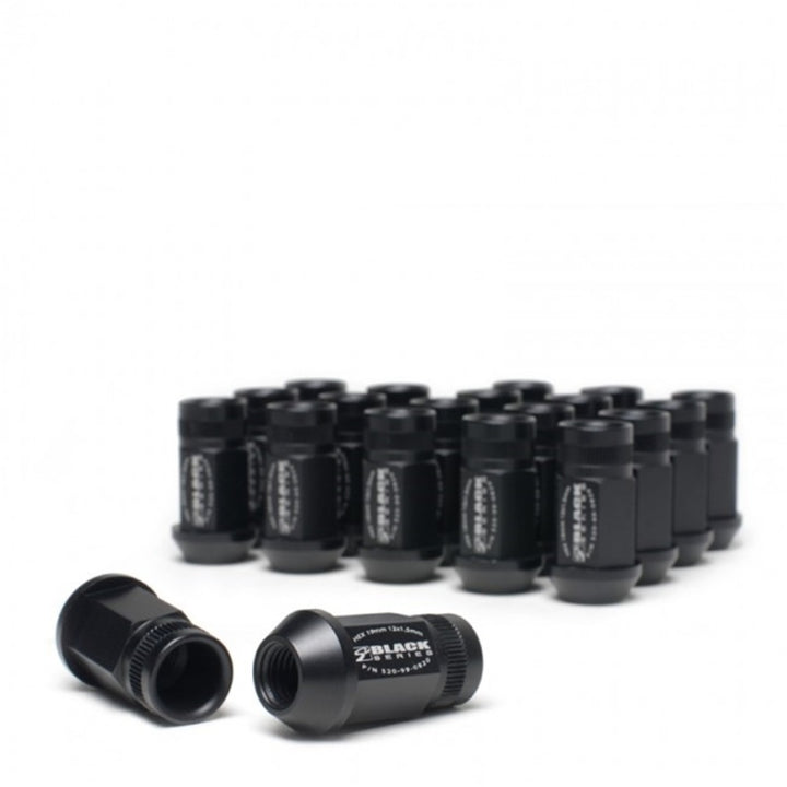 Skunk2 12 x 1.5 Forged Lug Nut Set (Black Series) (20 Pcs.) - Bull Strap