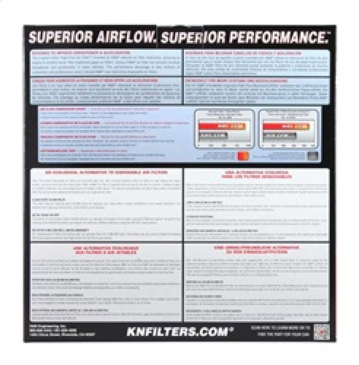K&N 08-11 BMW M3 4.0L V8 Drop In Air Filter - Bull Strap