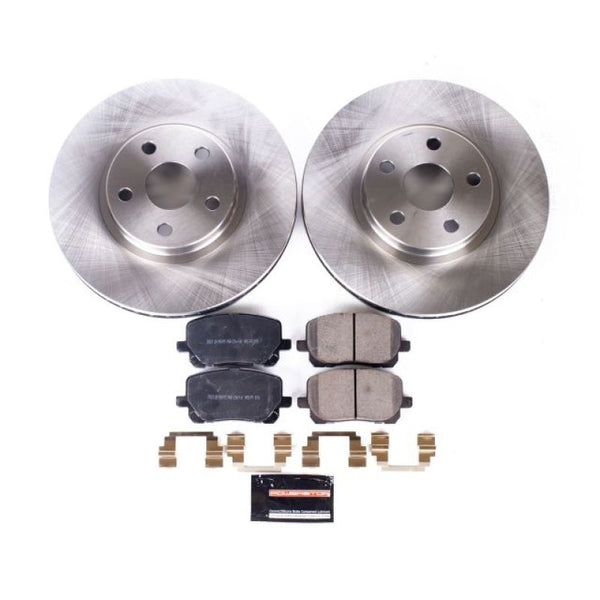 Power Stop 03-08 Pontiac Vibe Front Autospecialty Brake Kit - Bull Strap