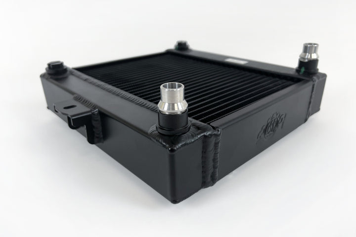 CSF BMW F8X M3/M4/M2C Auxiliary Radiators w/ Rock Guards (Sold Individually - Fits Left and Right - Bull Strap