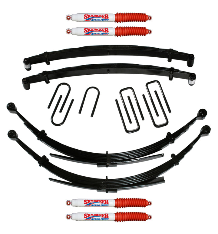 Skyjacker 6"SYS,87-91DGE CUM,4 NITROS - Bull Strap