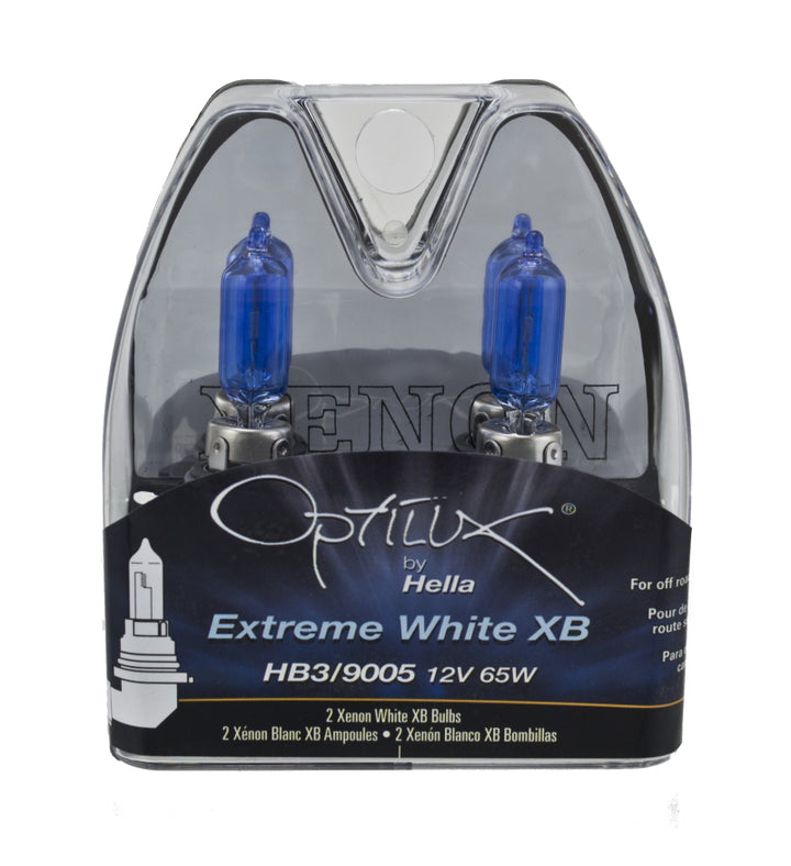 Hella 9005 12V 65W Xen White Bulb (Pair) - Bull Strap