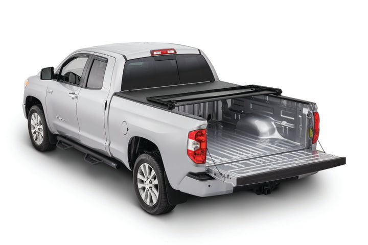 Tonno Pro 04-06 Toyota Tundra 6.3ft Fleetside Tonno Fold Tri-Fold Tonneau Cover - Bull Strap