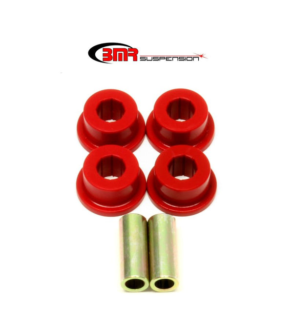 BMR 08-09 Pontiac G8 GT Only Rear Lower Outer Control Arm Bushing Kit - Red - Bull Strap
