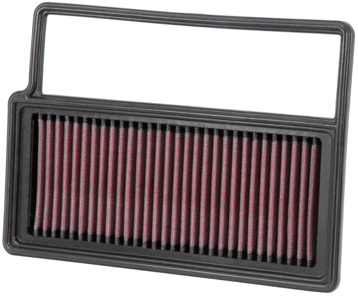 K&N 2008-2013 Fiat Abarth 1.4L Turbo Replacement Drop In Air Filter - Bull Strap