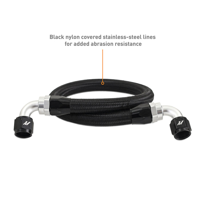Mishimoto 2023+ Toyota GR Corolla Oil Cooler Kit - Thermostatic - Black - Bull Strap