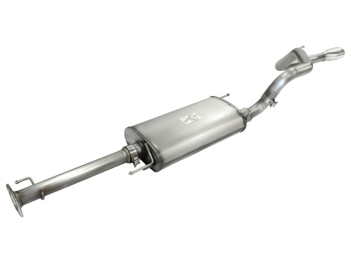 aFe MachFORCE XP Cat-Back 05-09 Lexus GX470 V8 4.7L 409SS w/ Oval Polished Tips Exhaust System - Bull Strap