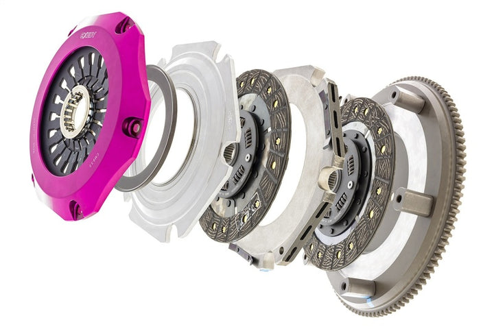 Exedy 08-15 Mitsubishi Evo X 4B11T 2.0L Twin-Organic Clutch Kit - Bull Strap