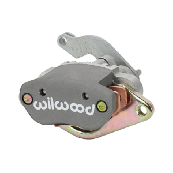 Wilwood LH MC4 Mechanical Parking Brake Caliper - 4.75in Bracket - 0.39in Disc - Ty3 Hard Ano - Bull Strap