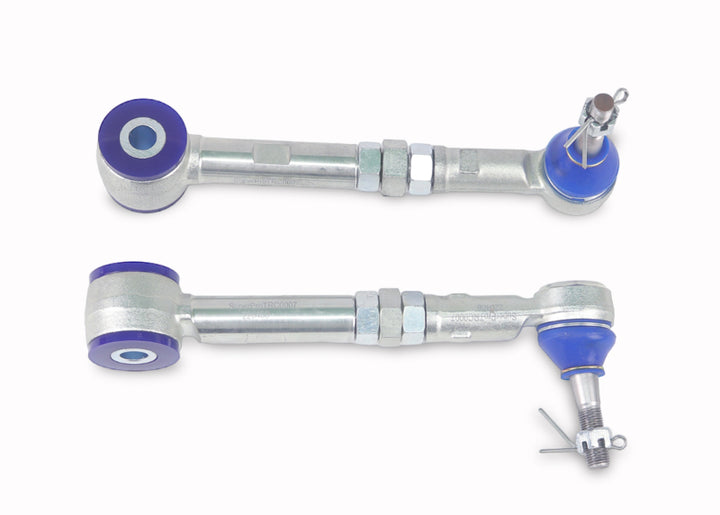 SuperPro 2013 Scion FR-S Base Lower Rear HD Adjustable Toe Arm Set - Bull Strap