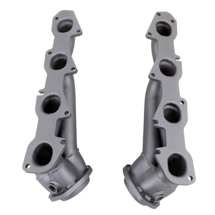 BBK 09-20 Dodge Challenger Hemi 5.7L Shorty Tuned Length Exhaust Headers - 1-3/4in Titanium Ceramic - Bull Strap