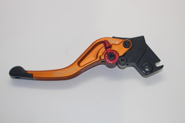 CRG 99-20 Yamaha R6/R1S RC2 Clutch Lever - Short Gold - Bull Strap