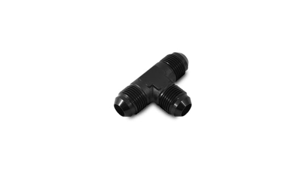 Vibrant -8AN Flare Tee Adapter Fitting - Aluminum - Bull Strap