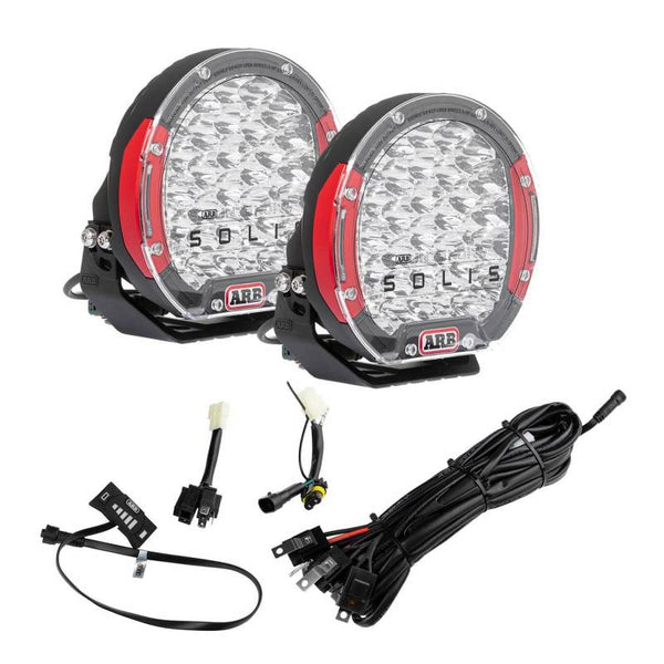 ARB Intensity SOLIS 36 2 Spot Kit With Loom - Bull Strap