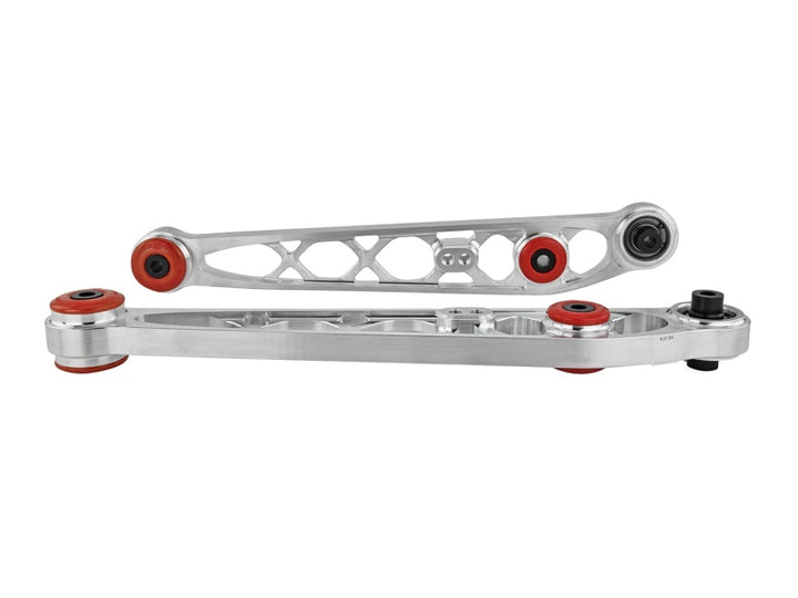 Skunk2 1996-2000 Honda Civic Clear Anodized Lower Control Arm - Bull Strap