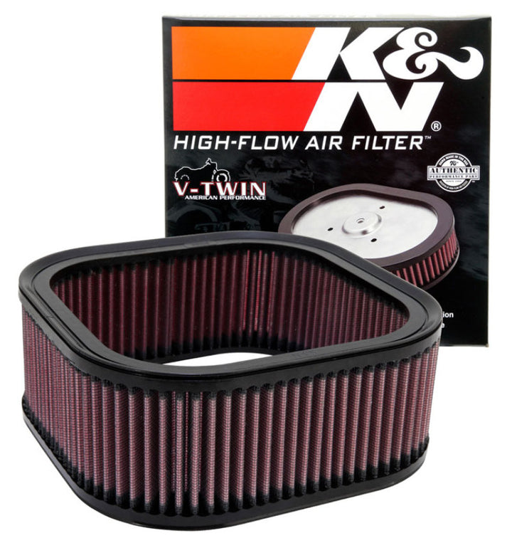 K&N 02-09 Harley Davidson VRSCA V-Rod Replacement Air Filter - Bull Strap