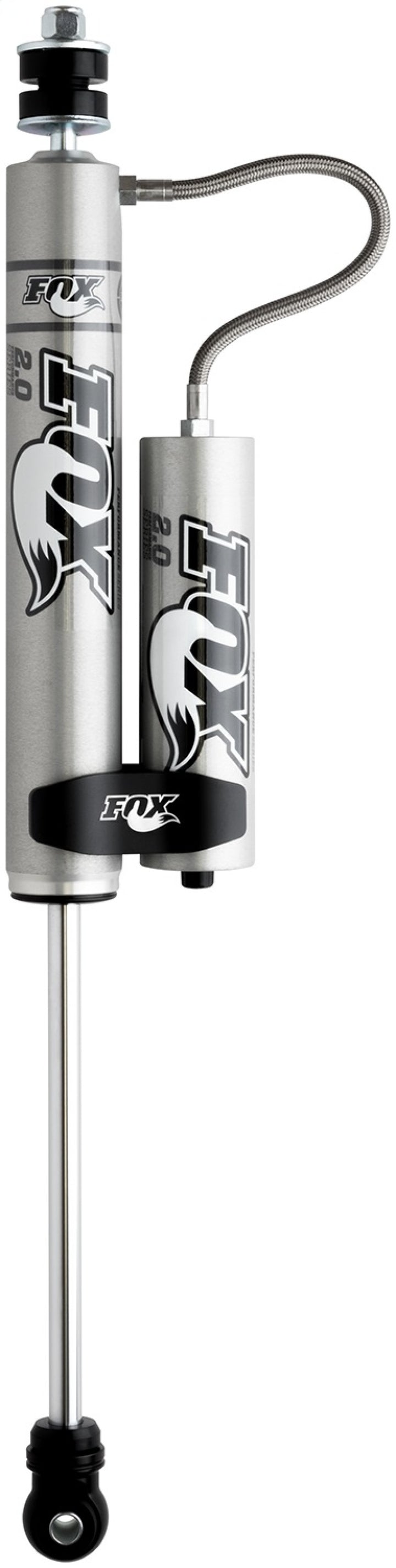 Fox 2.0 Performance Series 10.1in. Smooth Body Remote Res. Shock w/Stem Mount / Std Travel - Black - Bull Strap
