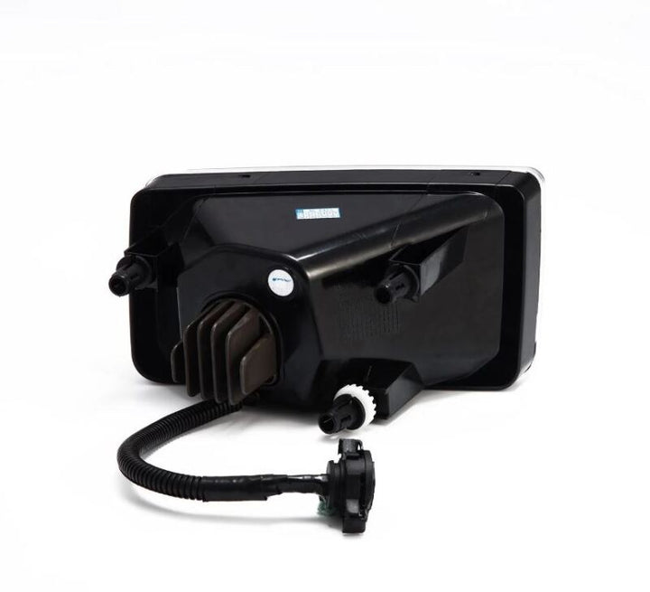 AlphaRex 07-13 Chevrolet Silverado/04-17 Tahoe DoubleTap Dual Color LED Proj Fog Lights - Wt/Ambr - Bull Strap