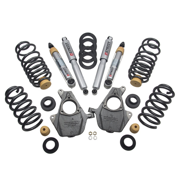 Belltech LOWERING KIT 14-17 GM SUV w/o Magnetic/Auto Ride - Bull Strap