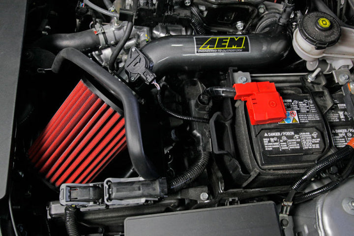 AEM 2016 Honda Civic 2.0L L4 Gunmetal Cold Air Intake (Will Not Fit Type R Models) - Bull Strap