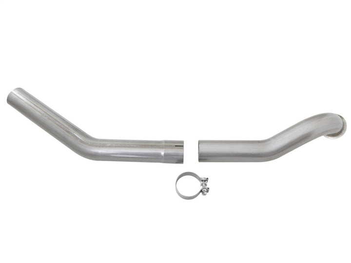 aFe ATLAS 3in Steel Down-Pipe 94-97 Ford Diesel Trucks V8 7.3L (td) - Bull Strap
