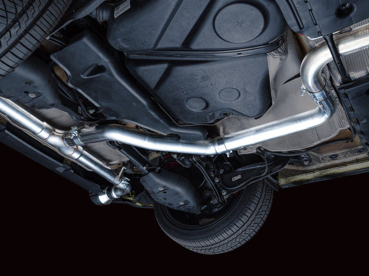 AWE 2022 VW GTI MK8  Track Edition Exhaust - Chrome Silver Tips - Bull Strap