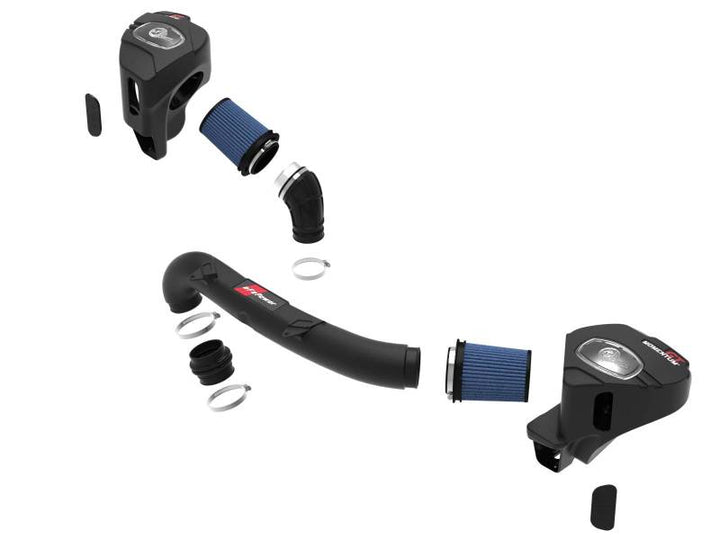 aFe 21-22 BMW M3/M4 (G80/82/83)L6-3.0L (tt) S58 Momentum GT Cold Air Intake System w/ Pro 5R Filters - Bull Strap