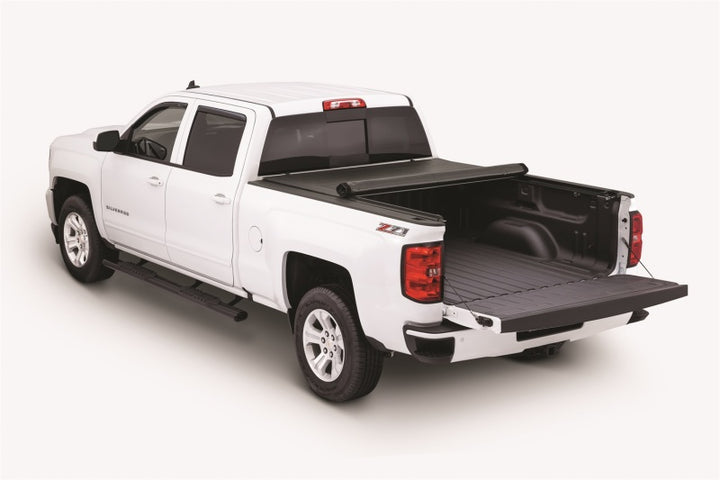 Tonno Pro 2019 GMC Sierra 1500 Fleets 5.8ft Lo-Roll Tonneau Cover - Bull Strap