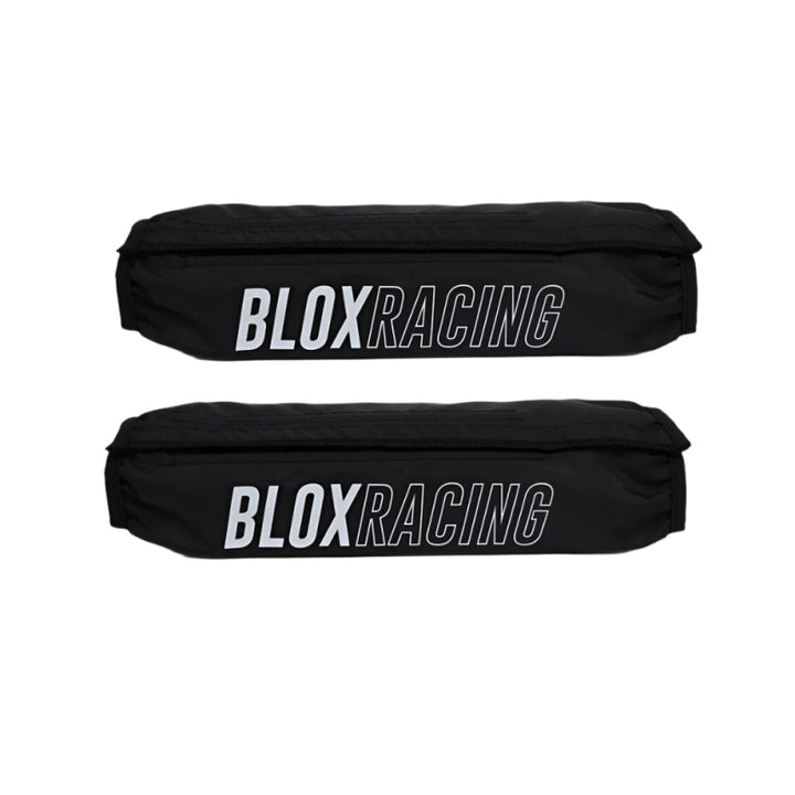 BLOX Racing Coilover Covers - Black (Pair) - Bull Strap