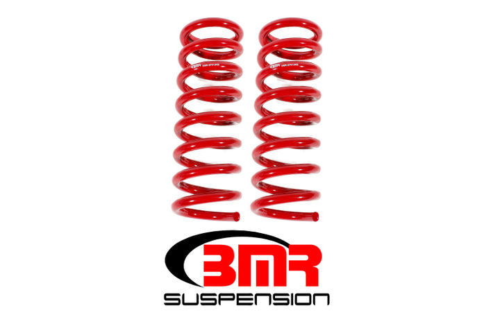 BMR 64-72 A-Body Front Lowering Springs - Red - Bull Strap