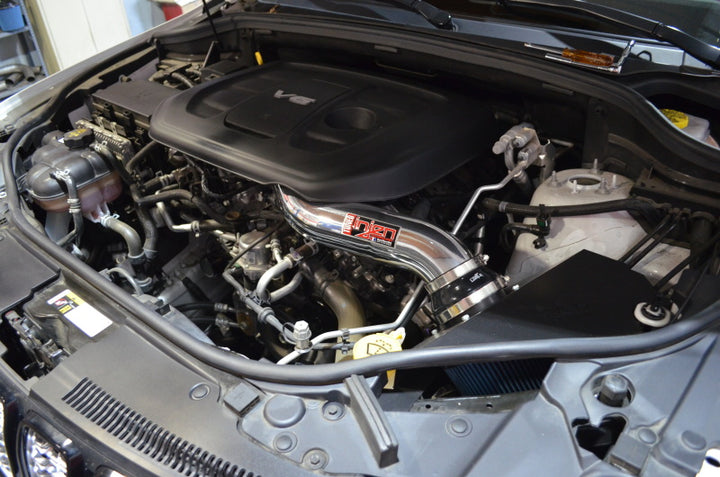 Injen 16-20 Dodge Durango / Jeep Grand Cherokee 3.6L V6 Polished PF Short Ram Cold Air Intake - Bull Strap