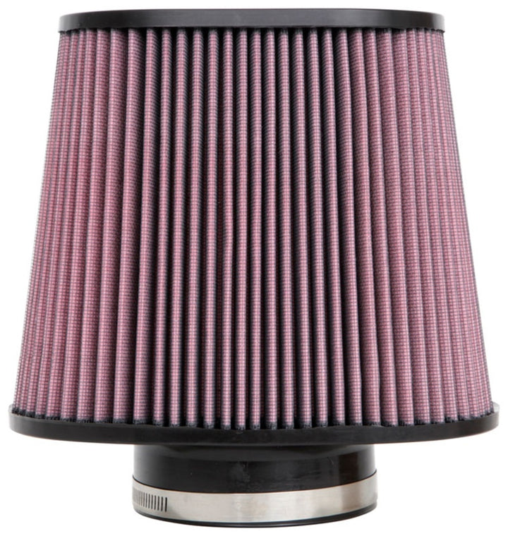 K&N Universal Rubber Filter 4in FLG 9IN x 5-3/4IN B / 7 x 4-1/2IN T / 7-1/2IN H - Bull Strap