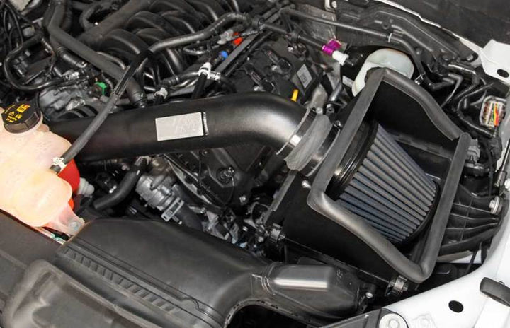 K&N 2015 Ford F150 5.0L V8 Blackhawk Performance Intake Kit - Bull Strap