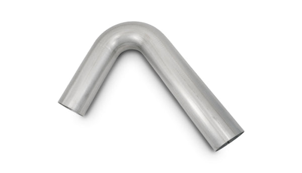 Vibrant 1.5in O.D. T304 SS 120 deg Mandrel Bend 4in x 12in leg lengths (1.5in Centerline Radius) - Bull Strap