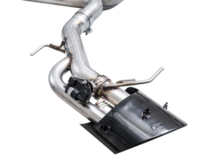 AWE Tuning 21-23 Audi C8 RS6/RS7 SwitchPath Cat-back Exhaust - Diamond Black Tips - Bull Strap