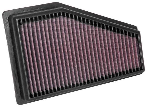 K&N 2019 Jeep Cherokee L4-2.4L V6-3.2L F/I Replacement Drop In Air Filter - Bull Strap