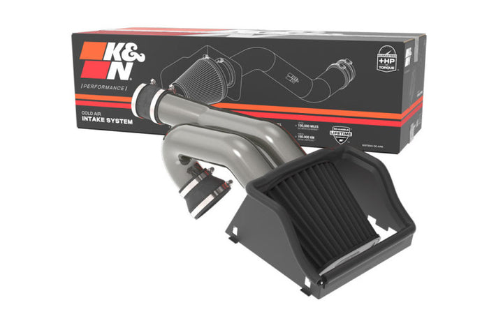 K&N 15-23 Ford F-150 (Incl. Raptor) 2.7L/3.5L V6 Performance Air Intake System - Bull Strap