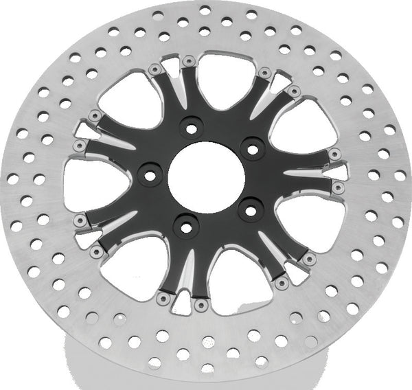 Performance Machine Disc/Carr 11.5in Heathen Fr Lt  - Contrast Cut Platinum - Bull Strap