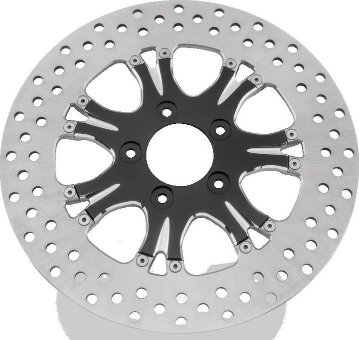 Performance Machine Disc/Carr 11.5in Heathen Fr Lt  - Contrast Cut Platinum - Bull Strap