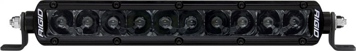 Rigid Industries 10in SR Series Spot - Midnight Edition - Bull Strap