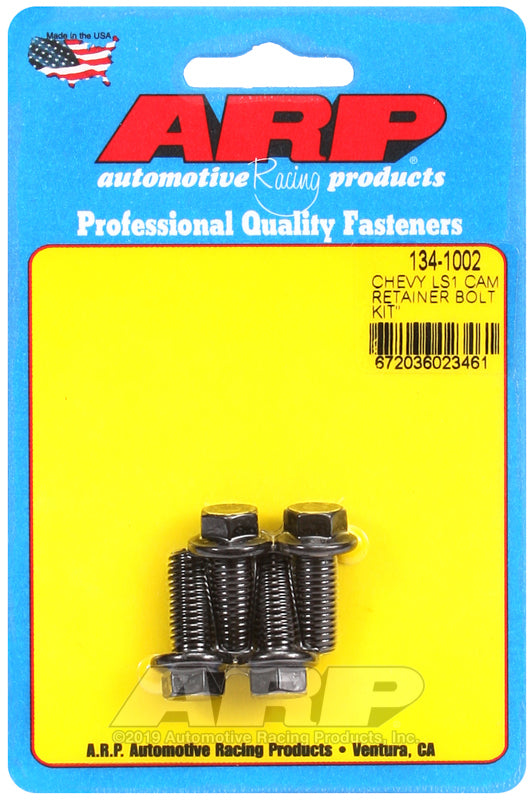 ARP LS1 Chevy Cam Retainer Bolt Kit - Bull Strap