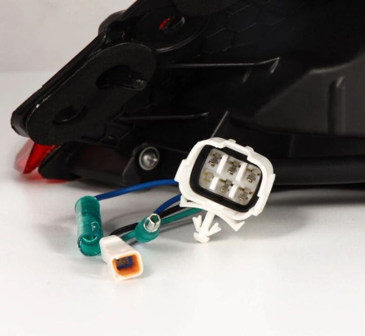 AlphaRex 22-24 Toyota GR86 LUXX LED Taillights Vivid Red - Bull Strap