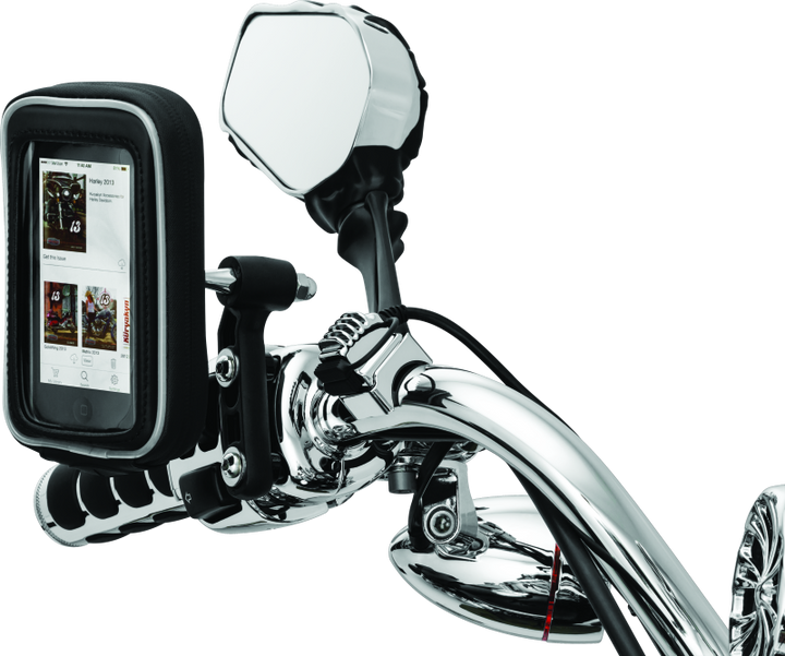 Kuryakyn USB Power Port Universal Charger Chrome - Bull Strap