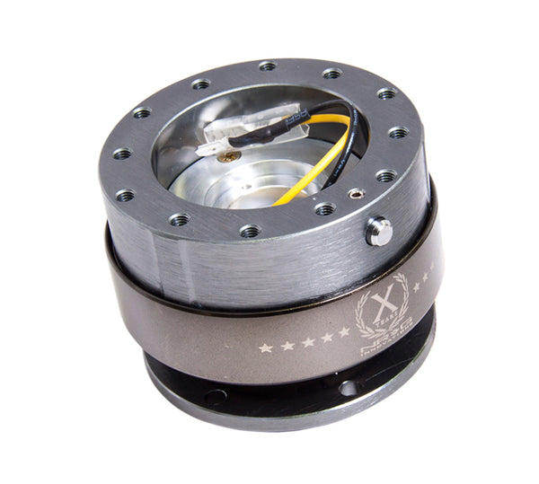 NRG Quick Release Gen 2.0 - Gunmetal Body / Titanium Chrome Ring - Bull Strap
