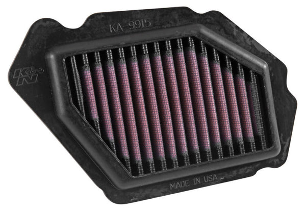 K&N 2015 Kawasaki Ninja H2 998 Drop In Replacement Air Filter - Bull Strap