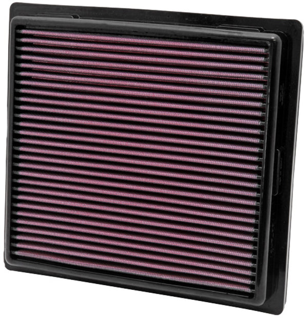 K&N 11 Jeep Grand Cherokee / 11 Dodge Durango Replacement Panel Air Filter - Bull Strap
