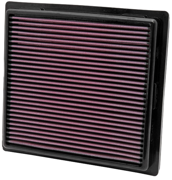 K&N 11 Jeep Grand Cherokee / 11 Dodge Durango Replacement Panel Air Filter - Bull Strap
