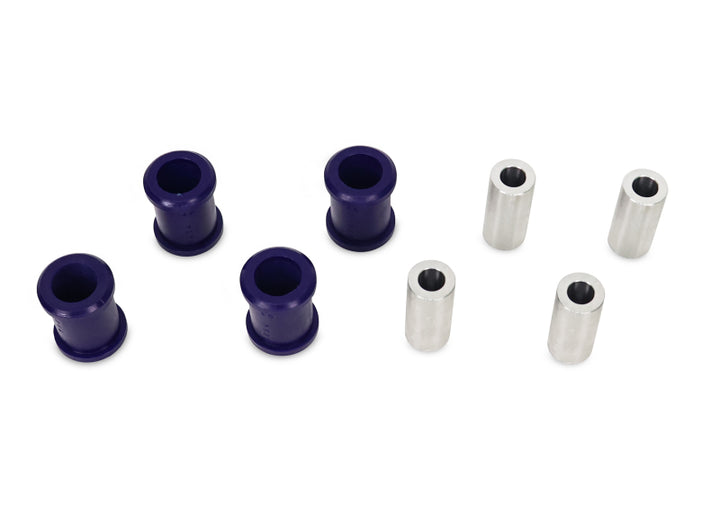SuperPro 06-15 Mazda MX-5 Miata Rear Lower Trailing Arm Bushing Kit - Stainless Hardware - Bull Strap