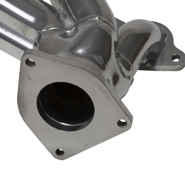 BBK 99-04 GM Truck SUV 4.8 5.3 Shorty Tuned Length Exhaust Headers - 1-3/4 Titanium Ceramic - Bull Strap